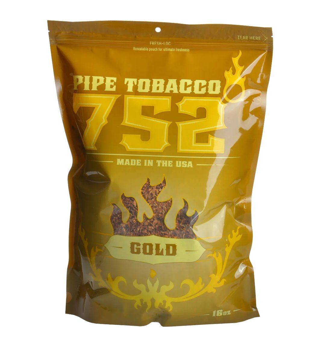 752 Gold Pipe Tobacco [Mild] 16 Oz