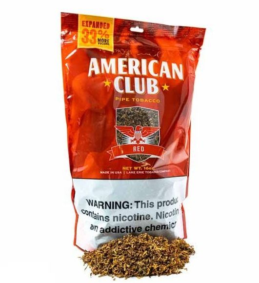 club tobacco American Club Red Pipe Tobacco