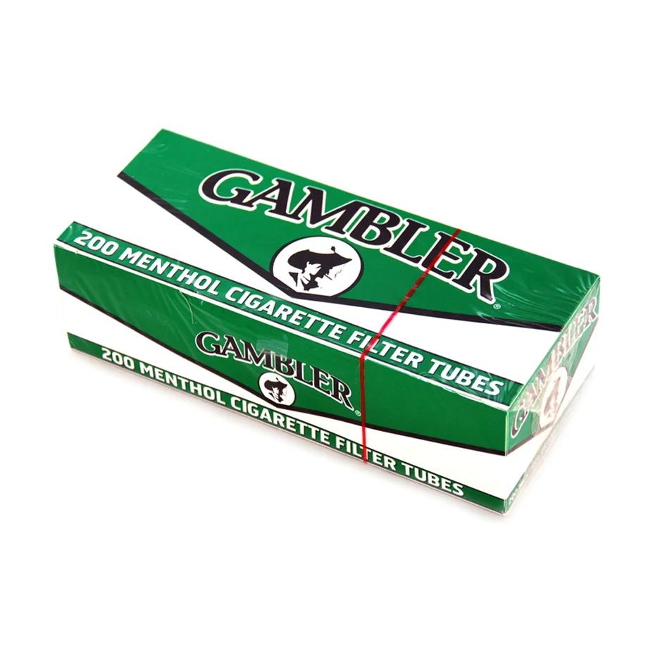 menthol cigarette filters Gambler Menthol Cigarette Filter Tubes King Size