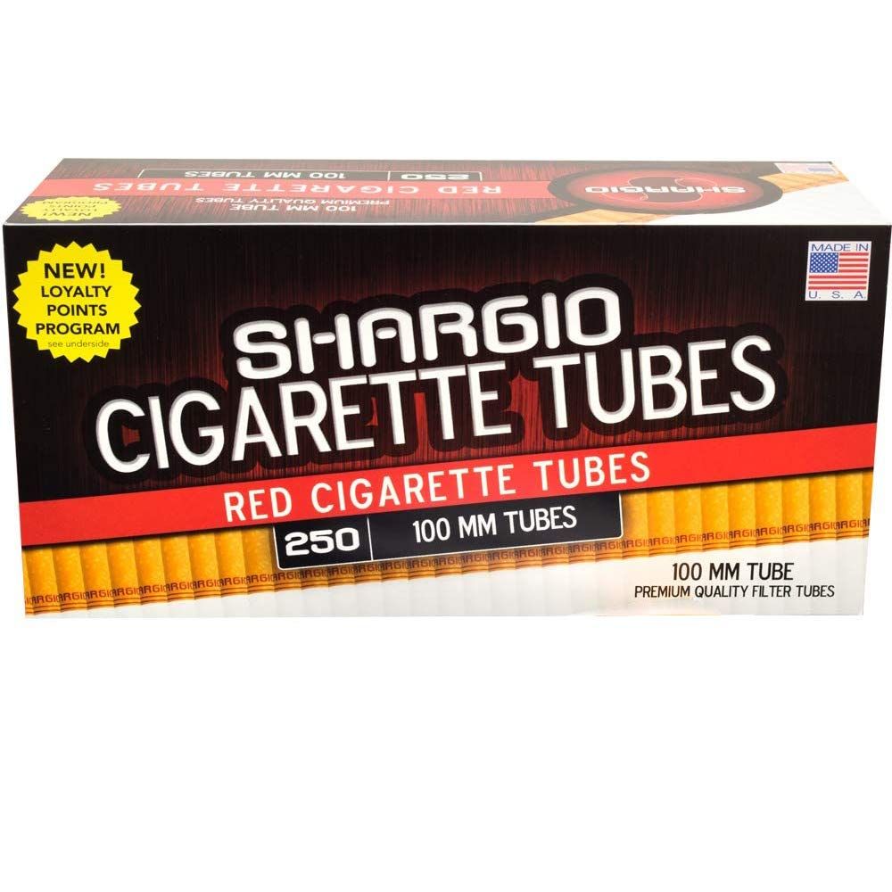 cheapest cigarette tubes near me Shargio Cigarette Tubes Red 100mm