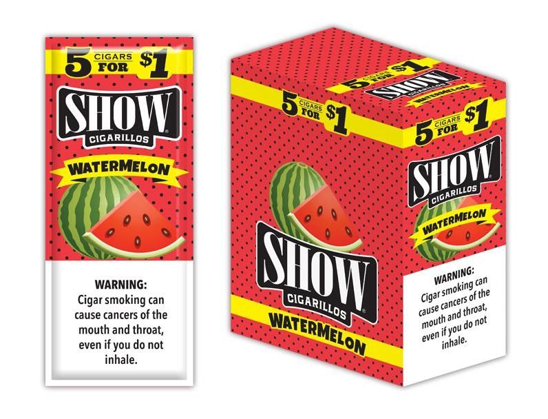 show tobacco wraps Show Cigarillos Watermelon