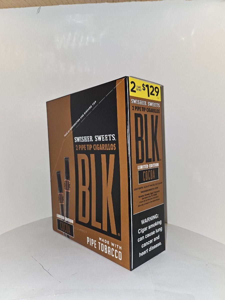 Swisher Sweets Pipe BLK Tip Cocoa Cigarillos
