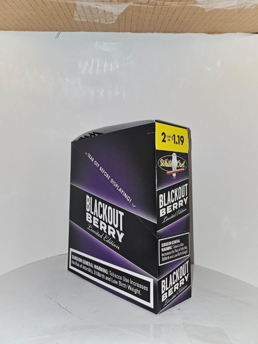 blackout tobacco White Owl Cigarillos Blackout Berry 30CT